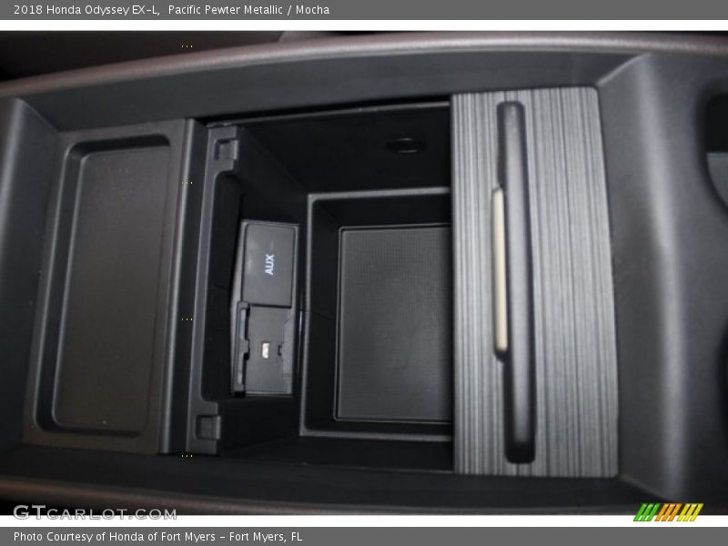 Pacific Pewter Metallic / Mocha 2018 Honda Odyssey EX-L