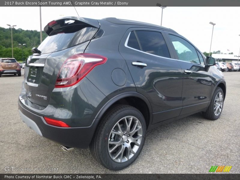 Graphite Gray Metallic / Ebony 2017 Buick Encore Sport Touring AWD