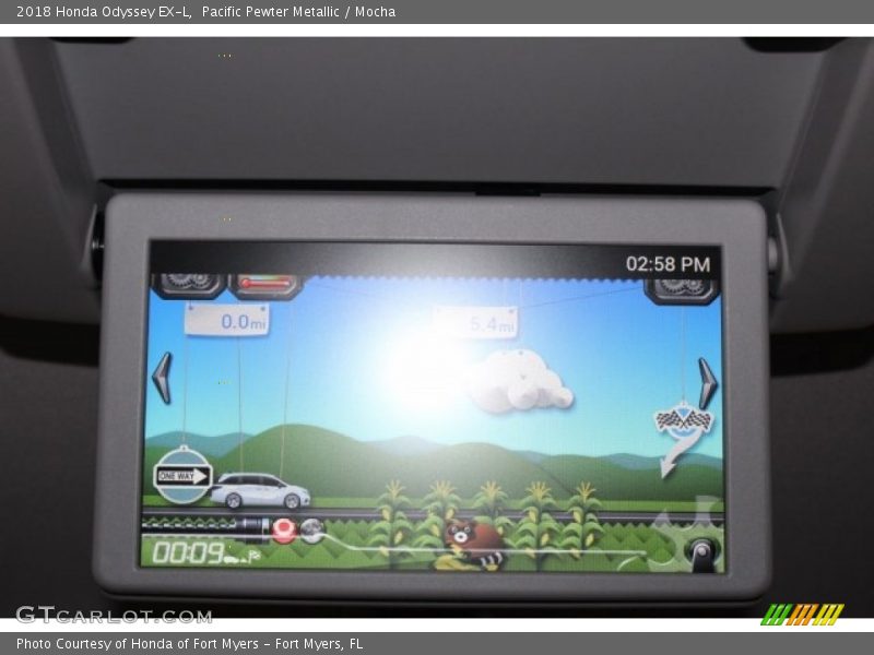 Pacific Pewter Metallic / Mocha 2018 Honda Odyssey EX-L