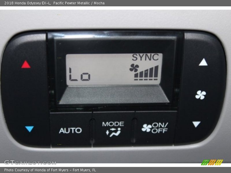 Pacific Pewter Metallic / Mocha 2018 Honda Odyssey EX-L