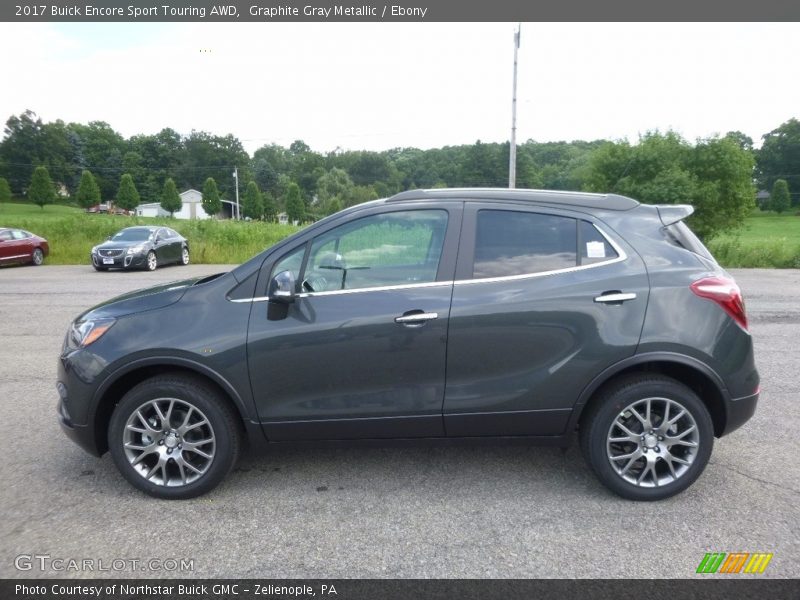 Graphite Gray Metallic / Ebony 2017 Buick Encore Sport Touring AWD