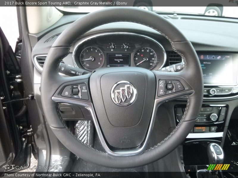 Graphite Gray Metallic / Ebony 2017 Buick Encore Sport Touring AWD