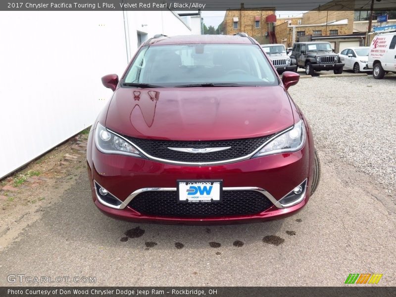 Velvet Red Pearl / Black/Alloy 2017 Chrysler Pacifica Touring L Plus