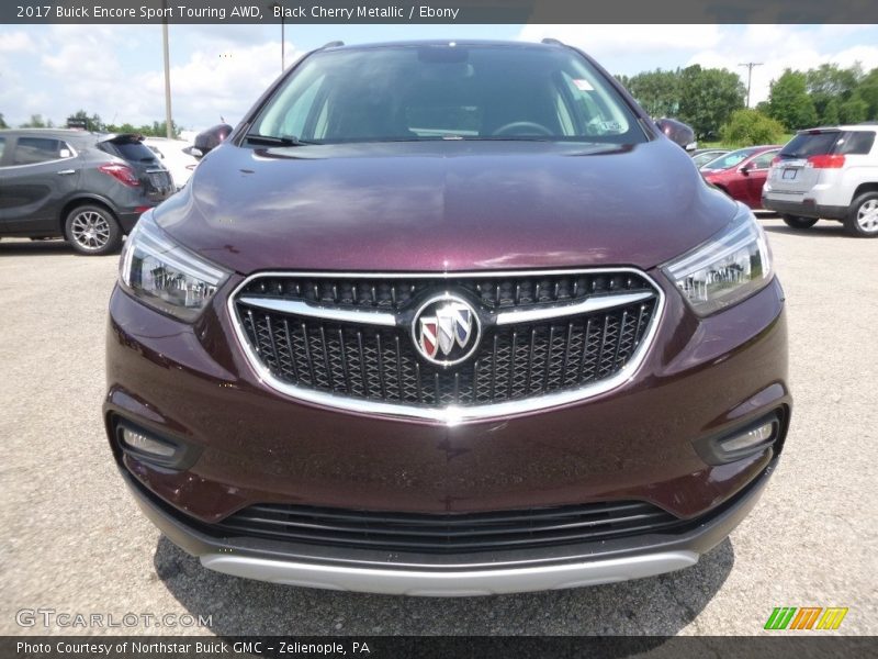 Black Cherry Metallic / Ebony 2017 Buick Encore Sport Touring AWD