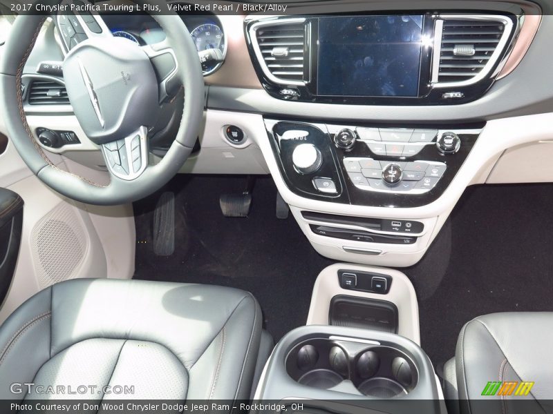 Velvet Red Pearl / Black/Alloy 2017 Chrysler Pacifica Touring L Plus