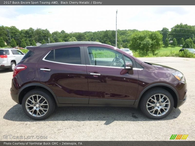Black Cherry Metallic / Ebony 2017 Buick Encore Sport Touring AWD
