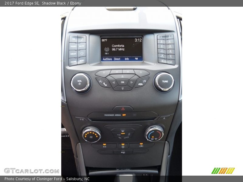 Shadow Black / Ebony 2017 Ford Edge SE