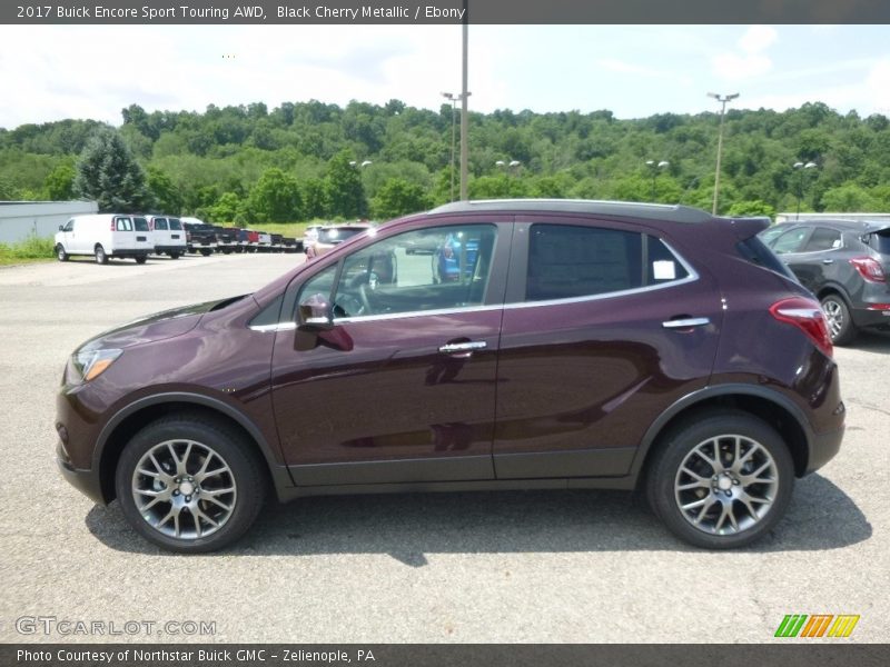 Black Cherry Metallic / Ebony 2017 Buick Encore Sport Touring AWD