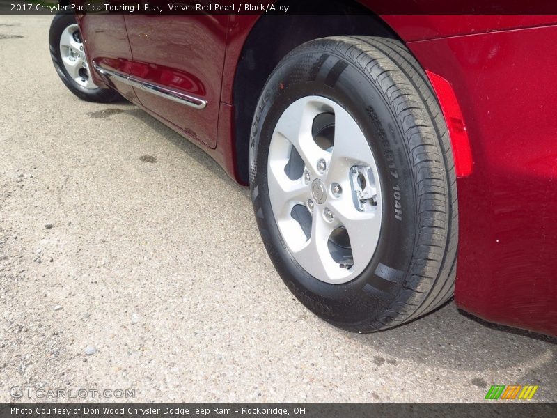 Velvet Red Pearl / Black/Alloy 2017 Chrysler Pacifica Touring L Plus