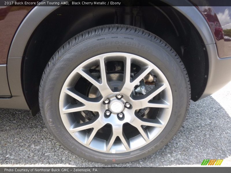 Black Cherry Metallic / Ebony 2017 Buick Encore Sport Touring AWD
