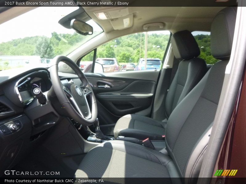 Black Cherry Metallic / Ebony 2017 Buick Encore Sport Touring AWD