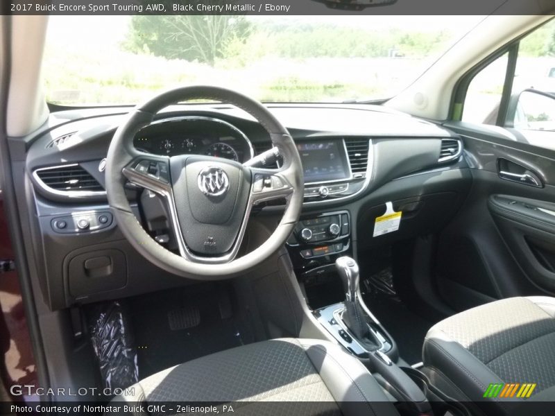 Black Cherry Metallic / Ebony 2017 Buick Encore Sport Touring AWD