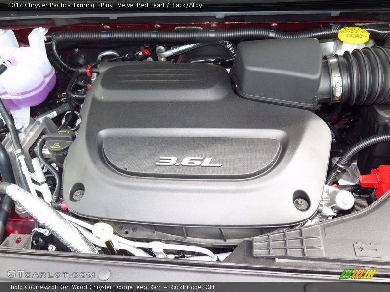 Velvet Red Pearl / Black/Alloy 2017 Chrysler Pacifica Touring L Plus