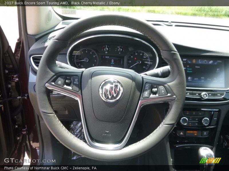 Black Cherry Metallic / Ebony 2017 Buick Encore Sport Touring AWD