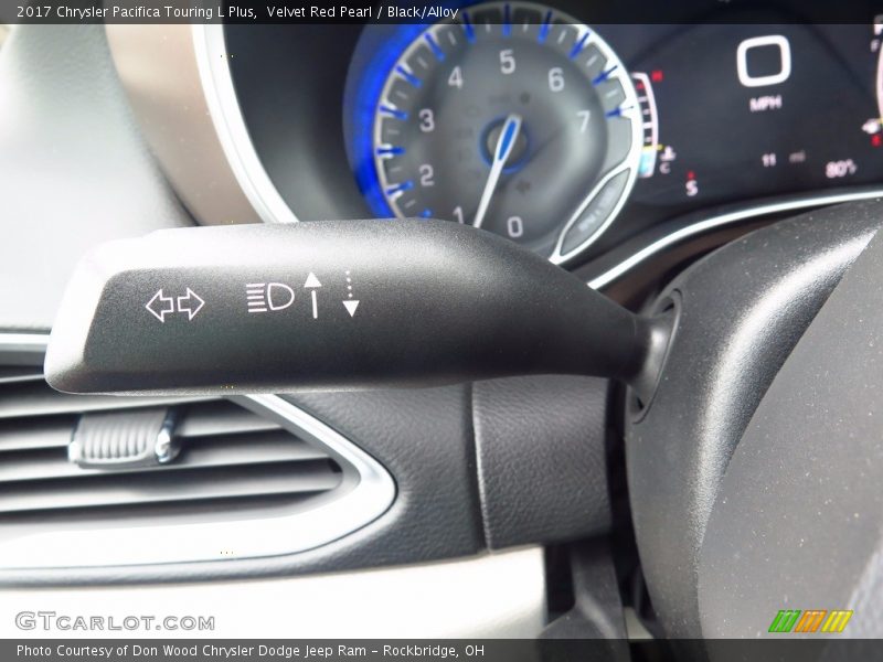 Velvet Red Pearl / Black/Alloy 2017 Chrysler Pacifica Touring L Plus