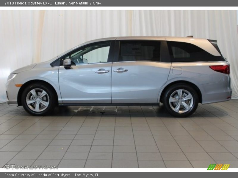 Lunar Silver Metallic / Gray 2018 Honda Odyssey EX-L