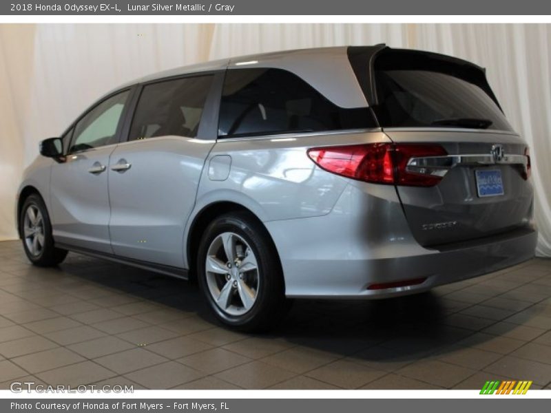 Lunar Silver Metallic / Gray 2018 Honda Odyssey EX-L