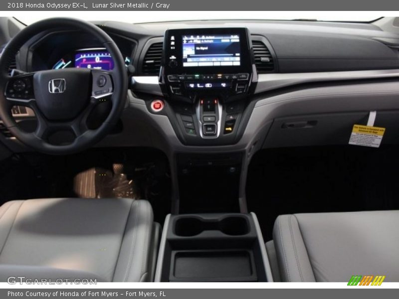 Lunar Silver Metallic / Gray 2018 Honda Odyssey EX-L