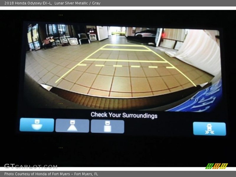 Lunar Silver Metallic / Gray 2018 Honda Odyssey EX-L