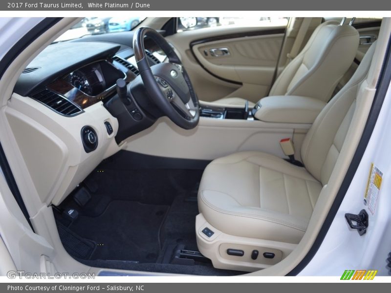  2017 Taurus Limited Dune Interior