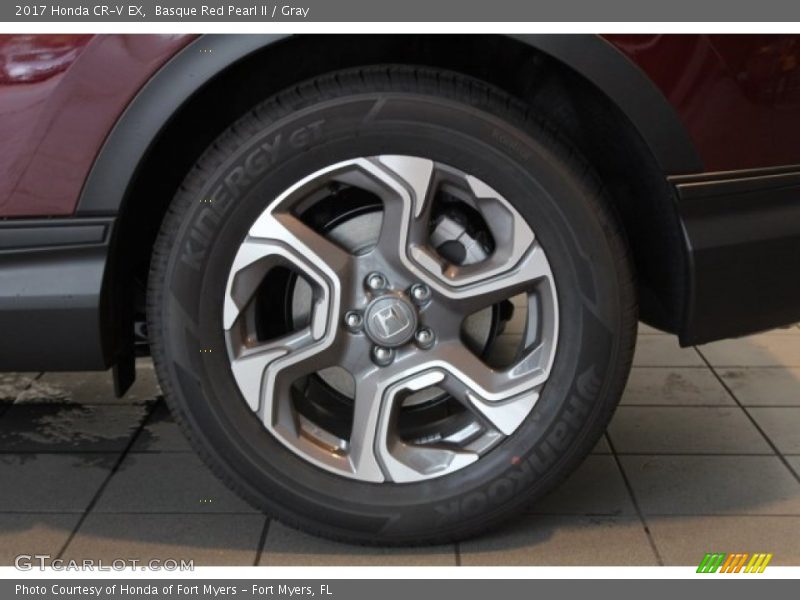 Basque Red Pearl II / Gray 2017 Honda CR-V EX