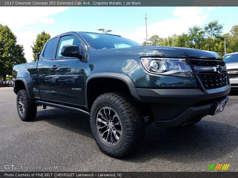 Graphite Metallic / Jet Black 2017 Chevrolet Colorado ZR2 Extended Cab 4x4