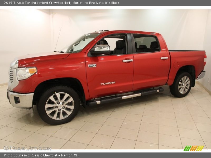 Barcelona Red Metallic / Black 2015 Toyota Tundra Limited CrewMax 4x4