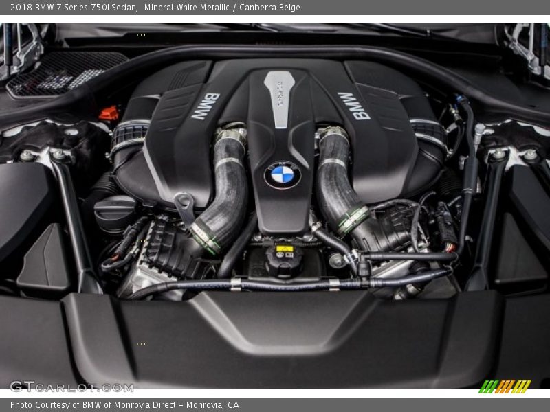  2018 7 Series 750i Sedan Engine - 4.4 Liter TwinPower Turbocharged DOHC 32-Valve VVT V8