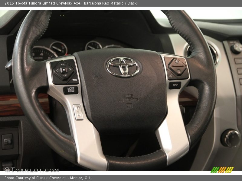 Barcelona Red Metallic / Black 2015 Toyota Tundra Limited CrewMax 4x4