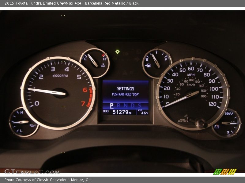 Barcelona Red Metallic / Black 2015 Toyota Tundra Limited CrewMax 4x4