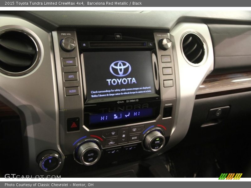 Barcelona Red Metallic / Black 2015 Toyota Tundra Limited CrewMax 4x4
