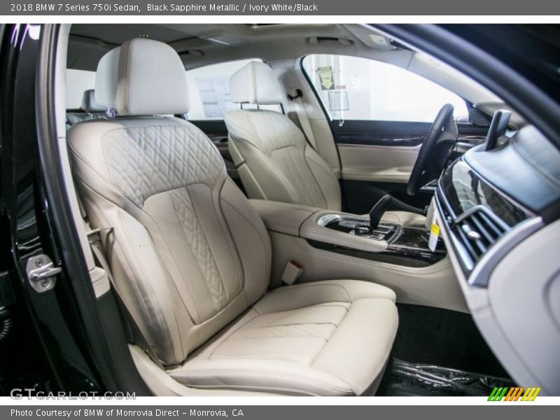  2018 7 Series 750i Sedan Ivory White/Black Interior