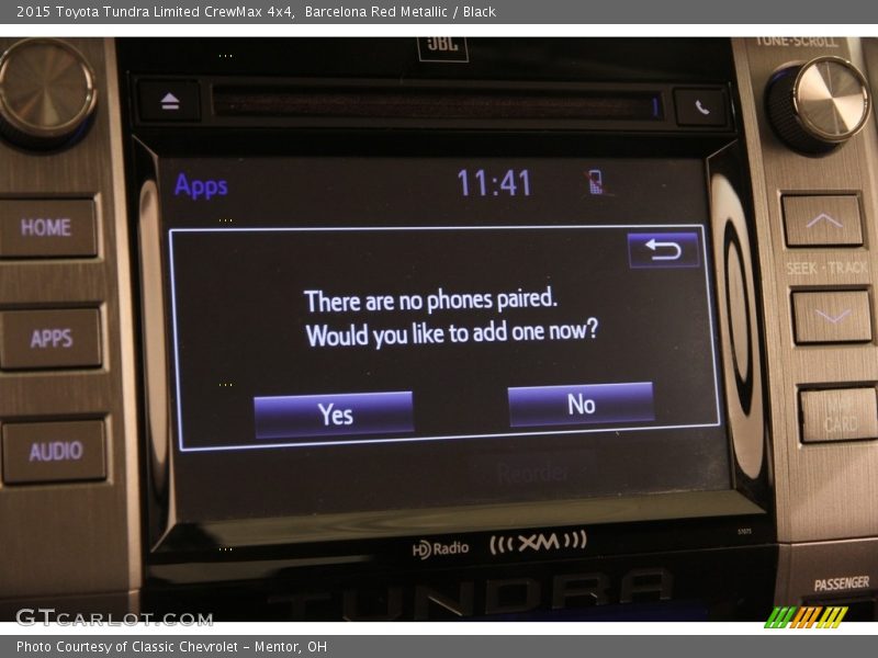 Barcelona Red Metallic / Black 2015 Toyota Tundra Limited CrewMax 4x4