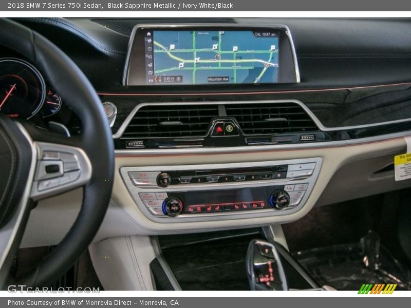 Controls of 2018 7 Series 750i Sedan
