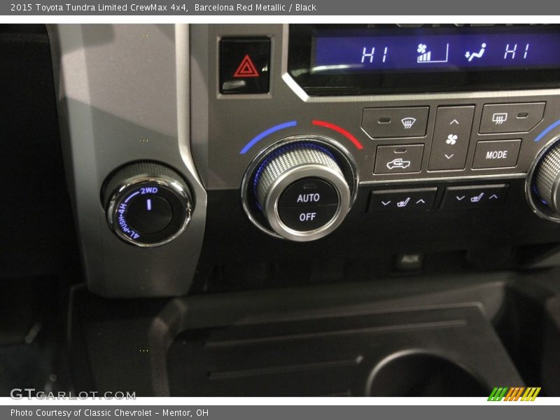 Barcelona Red Metallic / Black 2015 Toyota Tundra Limited CrewMax 4x4