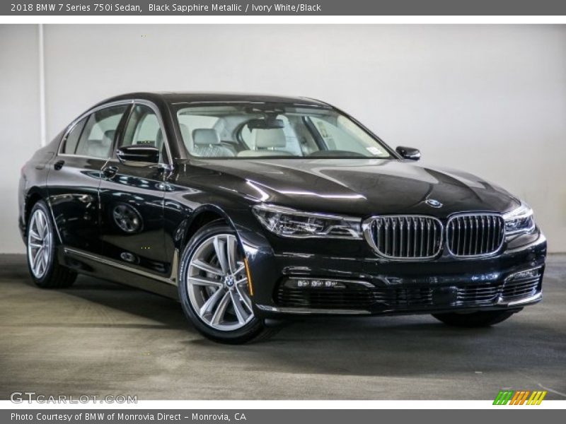 Front 3/4 View of 2018 7 Series 750i Sedan