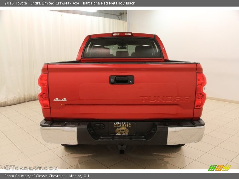 Barcelona Red Metallic / Black 2015 Toyota Tundra Limited CrewMax 4x4