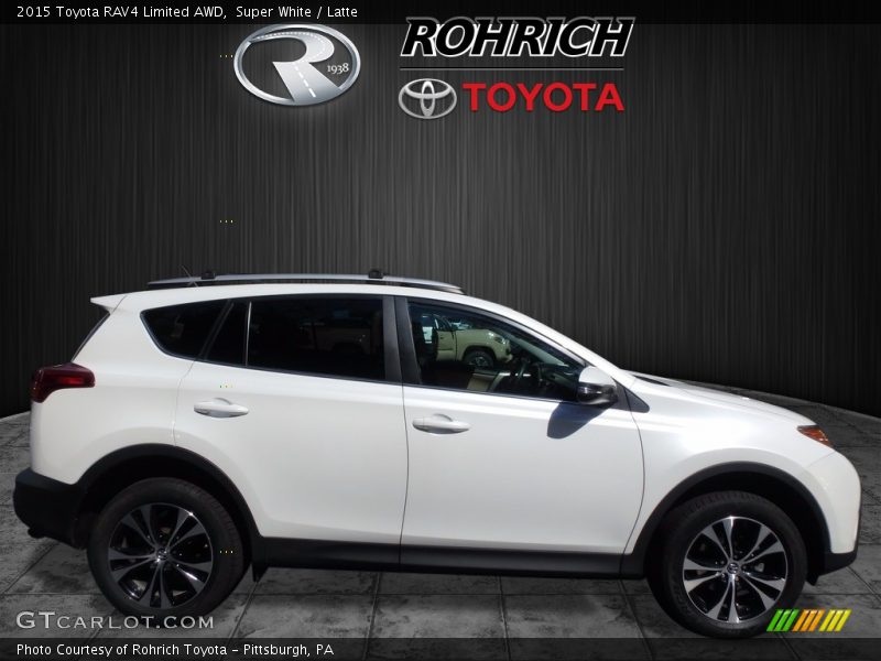 Super White / Latte 2015 Toyota RAV4 Limited AWD