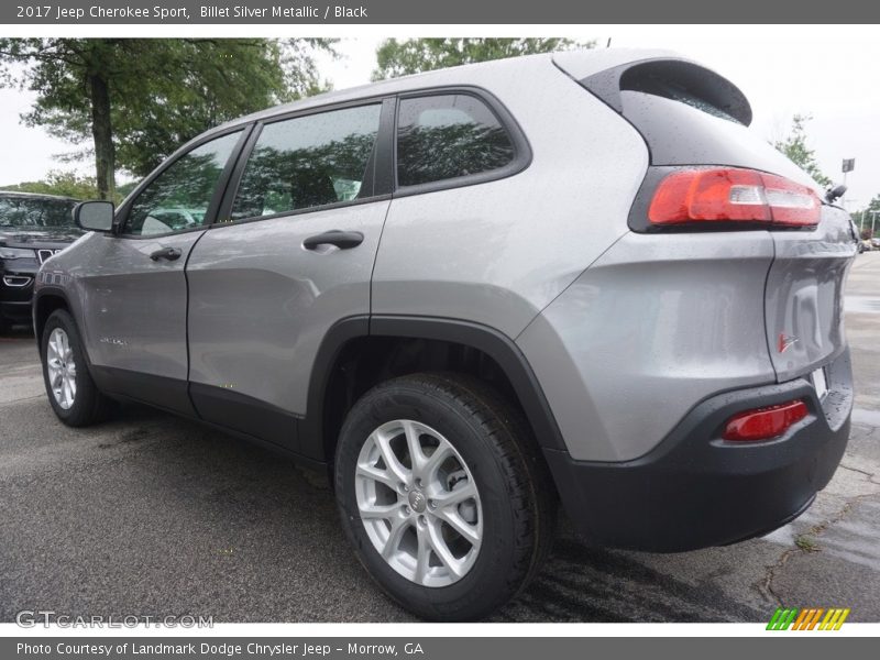 Billet Silver Metallic / Black 2017 Jeep Cherokee Sport