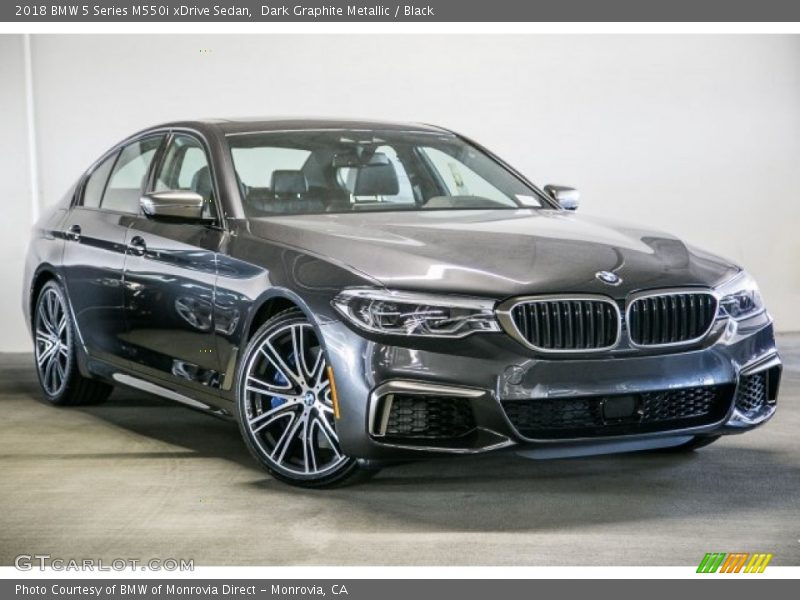 Front 3/4 View of 2018 5 Series M550i xDrive Sedan