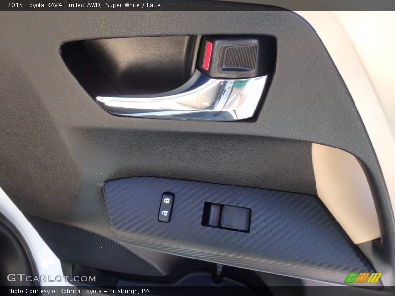 Super White / Latte 2015 Toyota RAV4 Limited AWD