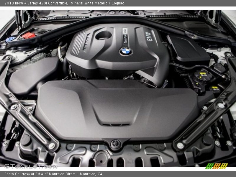  2018 4 Series 430i Convertible Engine - 2.0 Liter DI TwinPower Turbocharged DOHC 16-Valve VVT 4 Cylinder