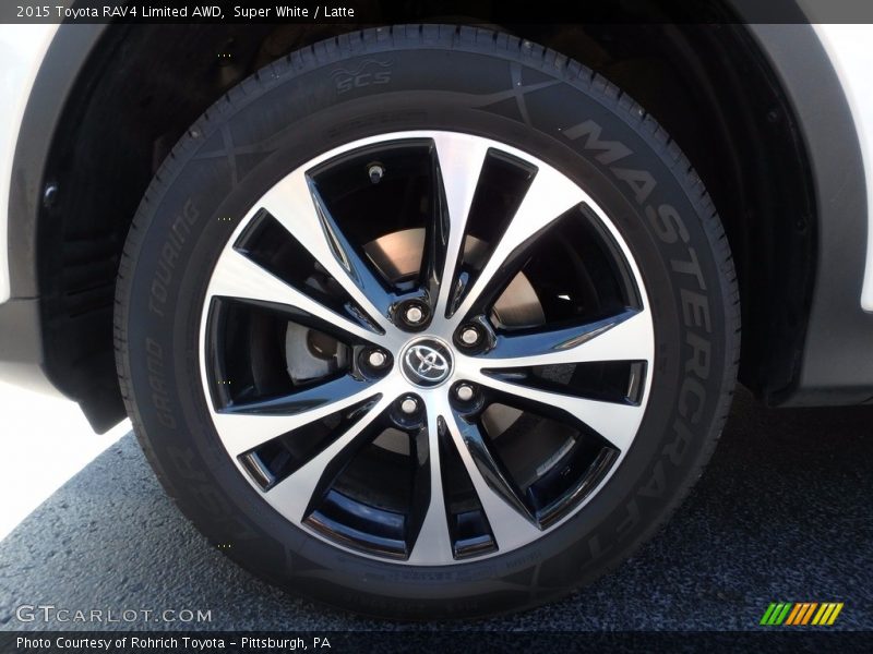 Super White / Latte 2015 Toyota RAV4 Limited AWD