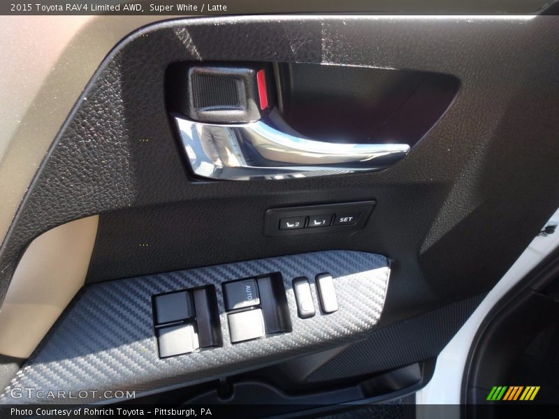 Super White / Latte 2015 Toyota RAV4 Limited AWD