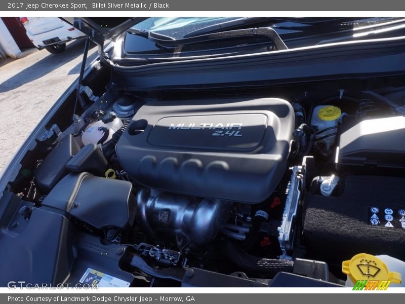 Billet Silver Metallic / Black 2017 Jeep Cherokee Sport