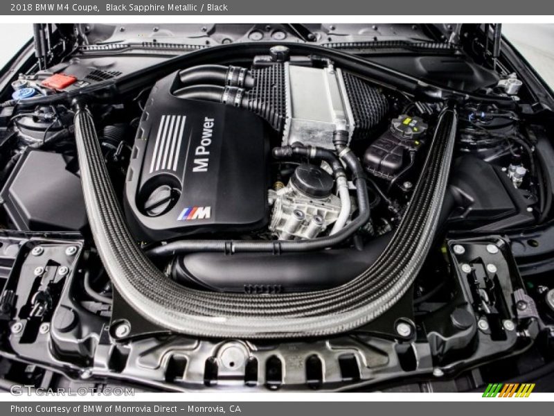 Black Sapphire Metallic / Black 2018 BMW M4 Coupe