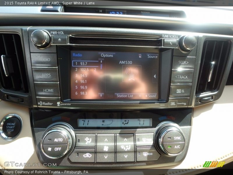 Super White / Latte 2015 Toyota RAV4 Limited AWD