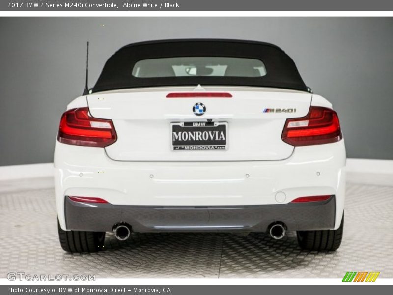 Alpine White / Black 2017 BMW 2 Series M240i Convertible