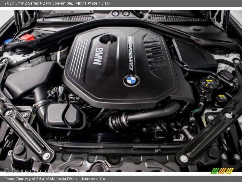  2017 2 Series M240i Convertible Engine - 3.0 Liter DI TwinPower Turbocharged DOHC 24-Valve VVT Inline 6 Cylinder