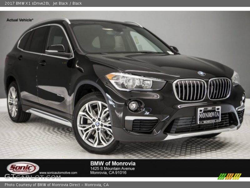 Jet Black / Black 2017 BMW X1 sDrive28i